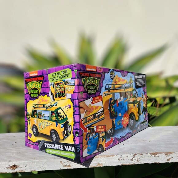Teenage Mutant Ninja Turtles TMNT Pizza Deliver Van Vehicle Toy Car Mutant Mayhe - Picture 8 of 16